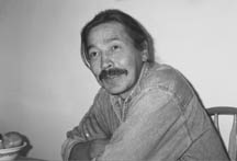 John at home in Haines Junction, Yukon.